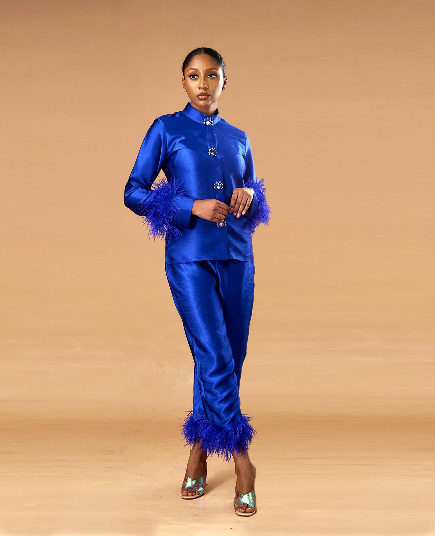 Feather Shirt and Pant